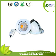 Tamaño de corte 175mm COB LED giratorio Downlight con 3 años de garantía